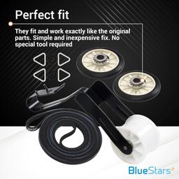 4392065 Dryer Repair Kit (Belt 341241, Idler 691366, Rollers 349241T), 3406107 Door Switch thumbnail 4