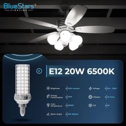 [Lifetime Warranty] E12 20W LED Corn Light Bulbs [4.5in] - Pack of 4 thumbnail 1