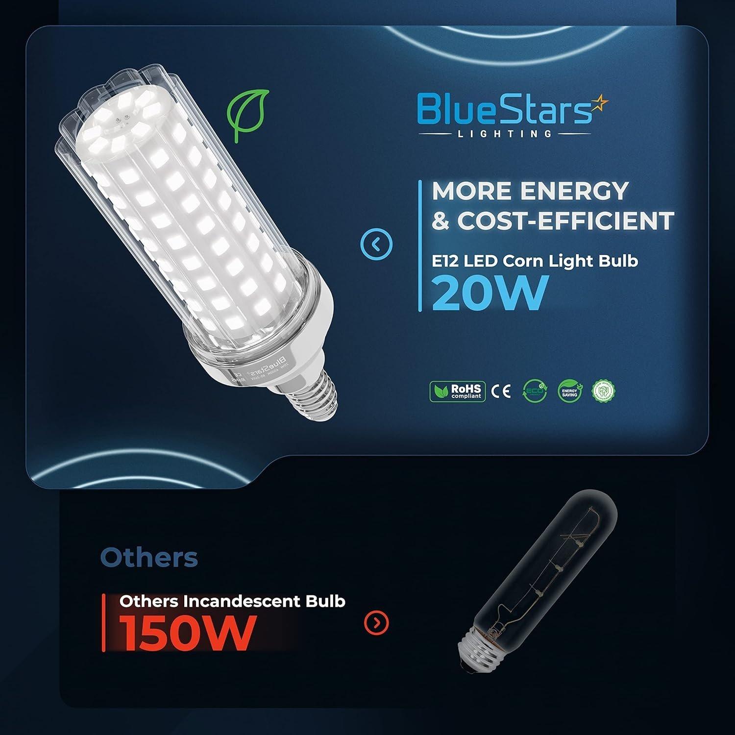 [Lifetime Warranty] E12 20W LED Corn Light Bulbs [4.5in] - Pack of 4 image 6