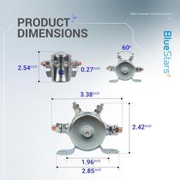 [Lifetime Warranty] 12VDC Max Transient 300A Solenoid Relay 4-Terminal thumbnail 6