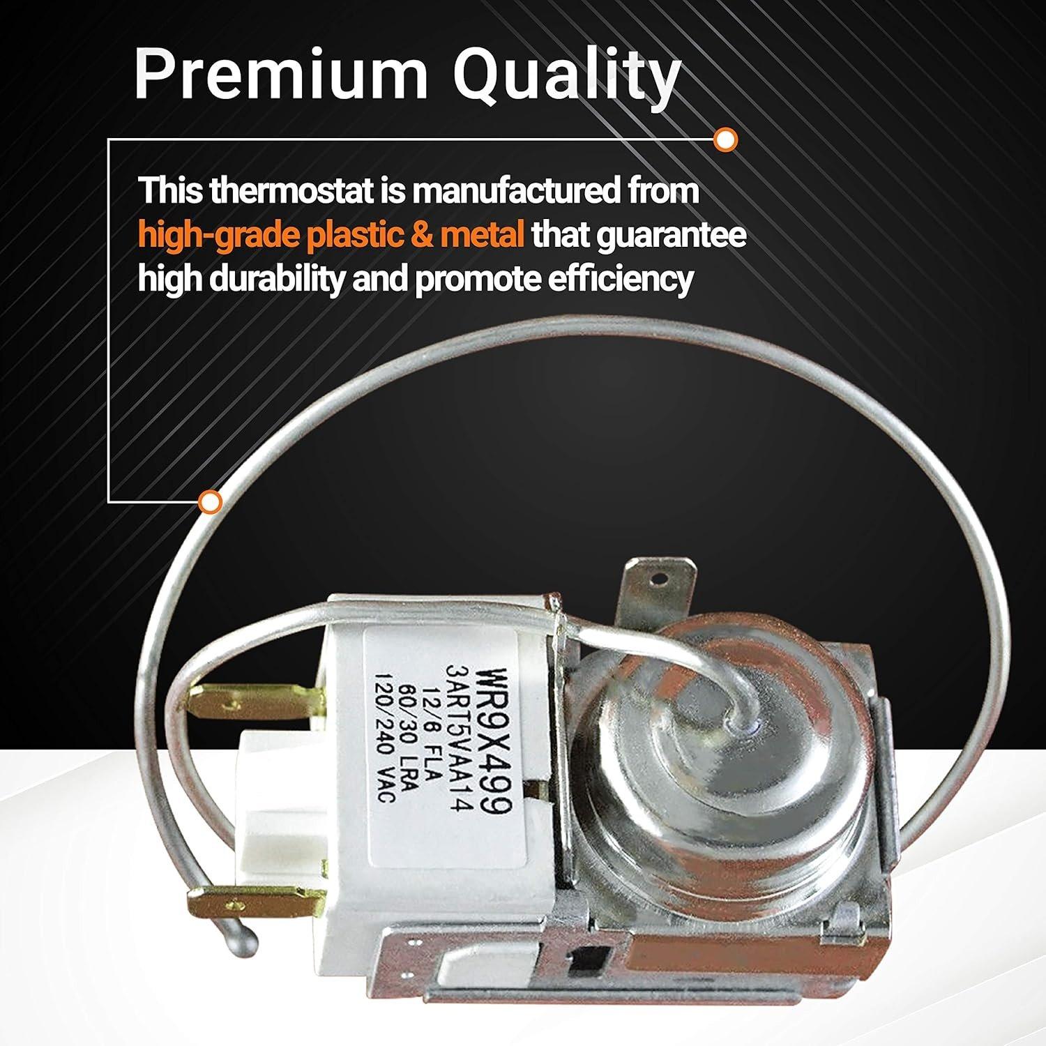 [Lifetime Warranty] WR9X499 Refrigerator Temperature Control Thermostat Replacement â€“ Compatible with GE & Hotpoint Refrigerators - Replaces AP2061705, WR09X0499 image 3
