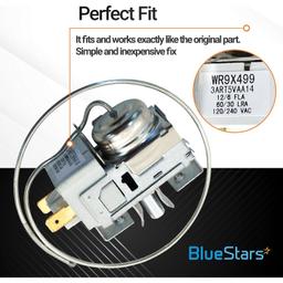 [Lifetime Warranty] WR9X499 Refrigerator Temperature Control Thermostat Replacement â€“ Compatible with GE & Hotpoint Refrigerators - Replaces AP2061705, WR09X0499 thumbnail 4