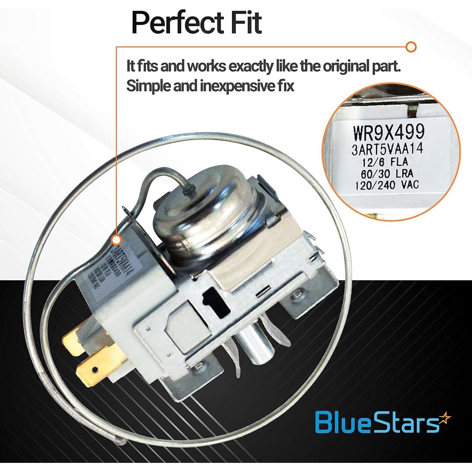 [Lifetime Warranty] WR9X499 Refrigerator Temperature Control Thermostat Replacement â€“ Compatible with GE & Hotpoint Refrigerators - Replaces AP2061705, WR09X0499 image 4