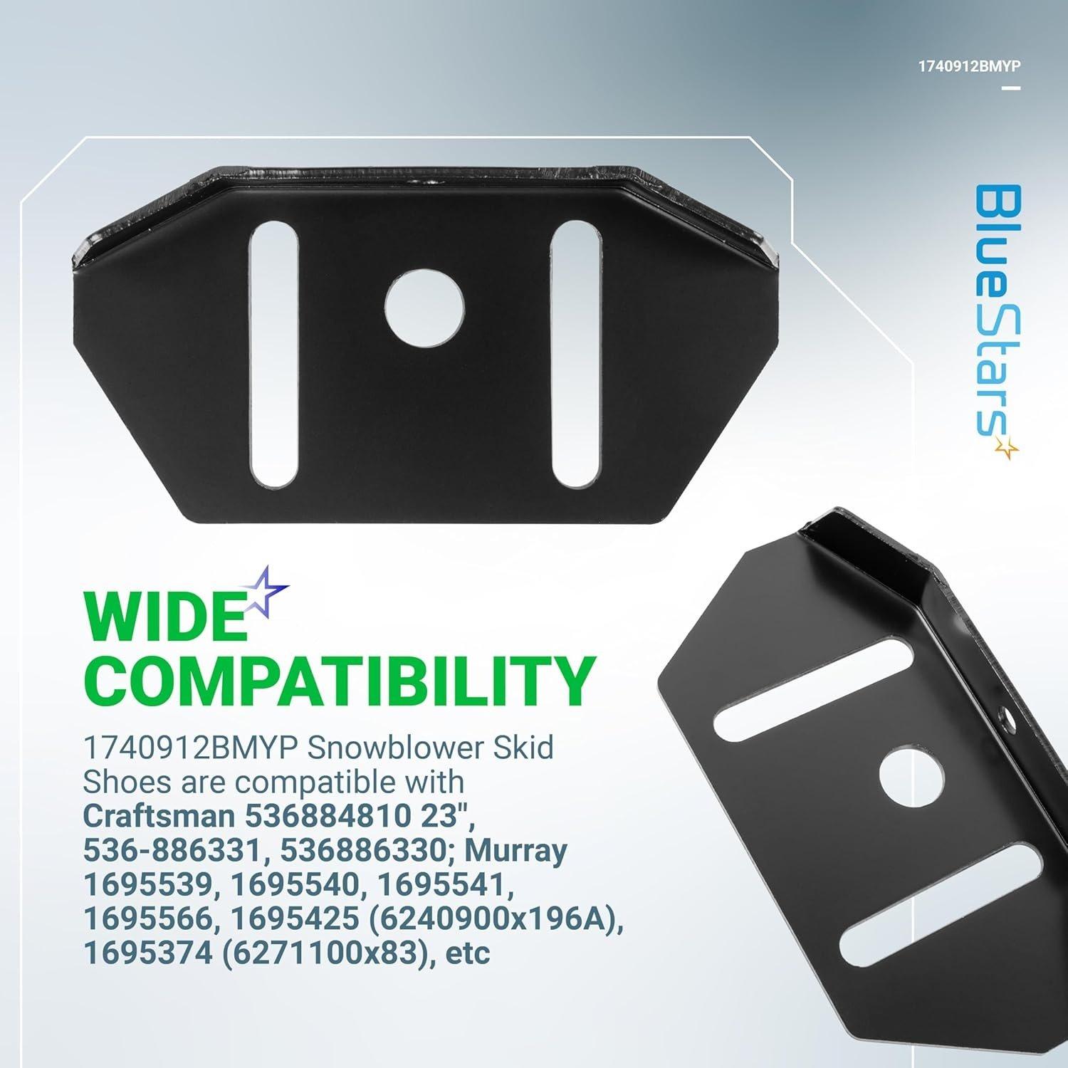 [Lifetime Warranty] 1740912BMYP Snowblower Skid Shoes Height Adjustment image 3