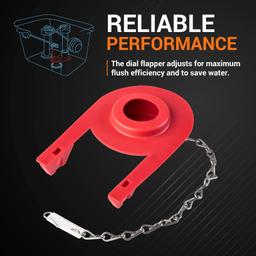 2-pack Ultra Durable GP83064 Toilet Flapper thumbnail 1