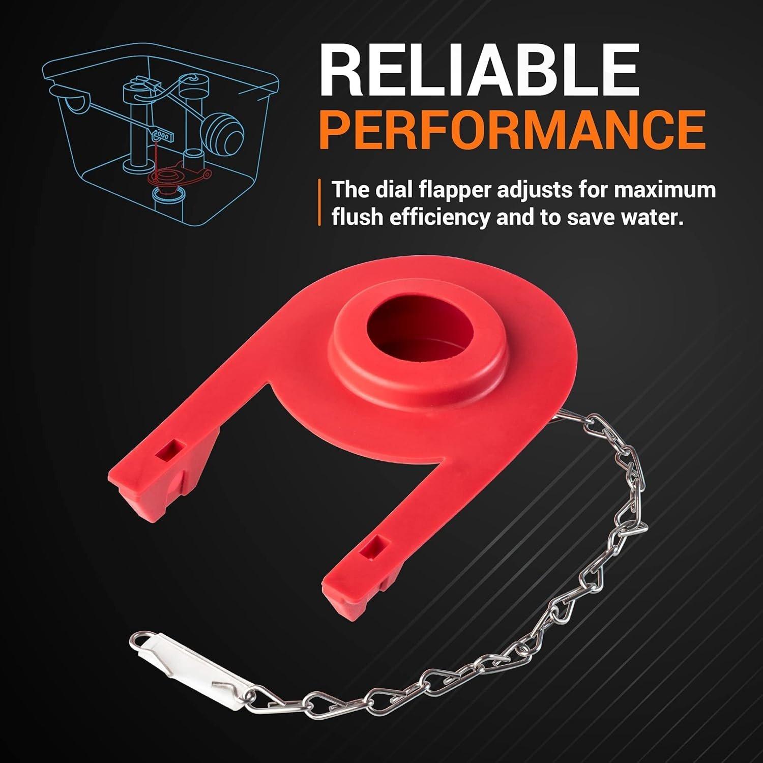 2-pack Ultra Durable GP83064 Toilet Flapper image 1