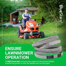 [Lifetime Warranty] Mower Deck Drive Belt 174883 5/8" x 97.4" thumbnail 4