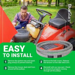 [Lifetime Warranty] Mower Deck Drive Belt 174883 5/8" x 97.4" thumbnail 2