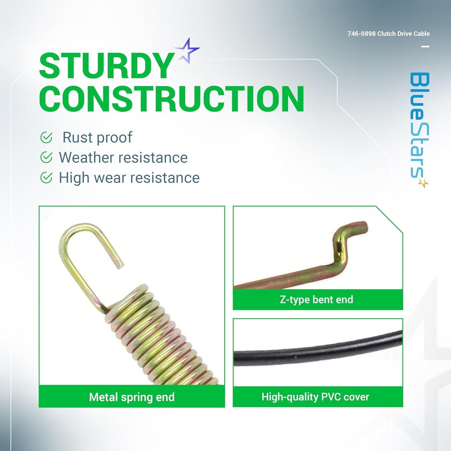 [Lifetime Warranty] 746-0898 Clutch Drive Cable image 5