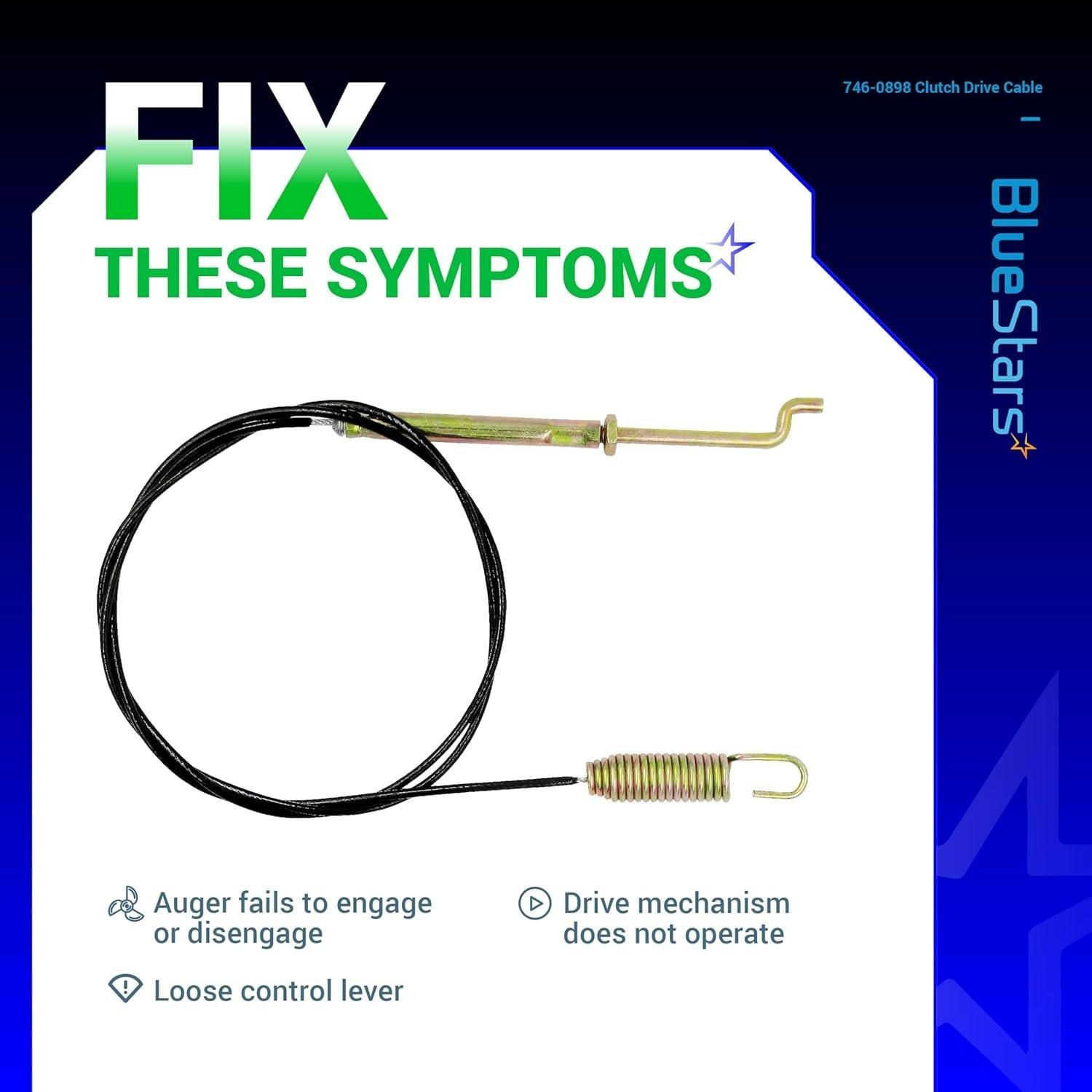 [Lifetime Warranty] 746-0898 Clutch Drive Cable image 1