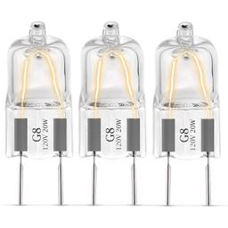 WB25X10019 G8 T4 Bi-Pin Shorter Halogen Light Bulb - Pack of 3 thumbnail 0
