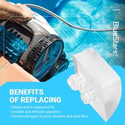 [Lifetime Warranty] AXV414P AXV014P Pool Vac Pool Cleaner Pod Shoe - Pack of 8 thumbnail 4