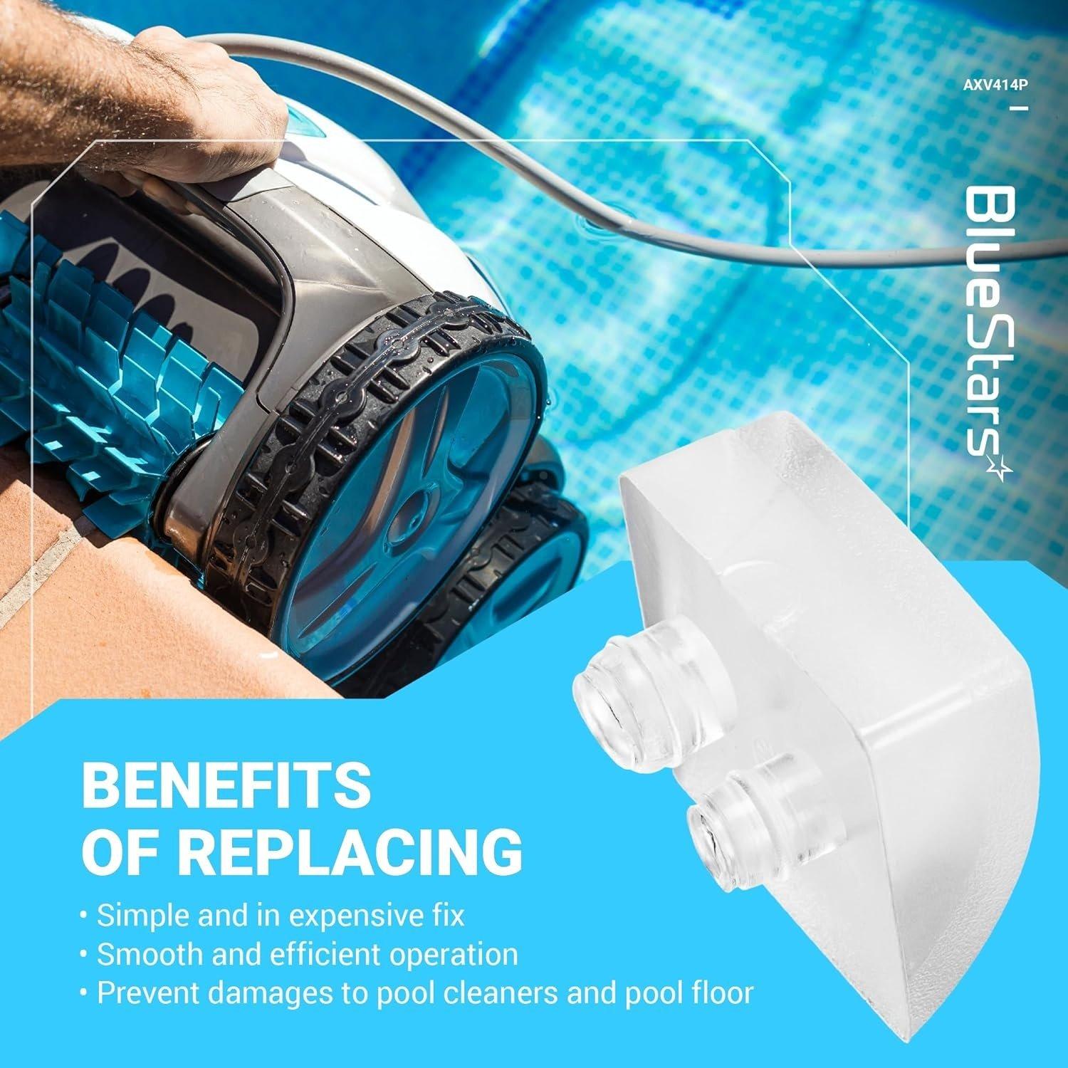 [Lifetime Warranty] AXV414P AXV014P Pool Vac Pool Cleaner Pod Shoe - Pack of 8 image 4