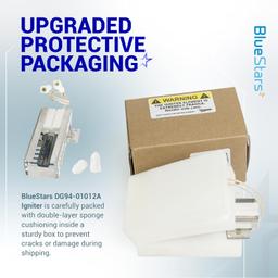 [Lifetime Warranty] DG94-01012A Gas Oven Igniter - Compatible with Samsung Oven Range Stove (NX58H95 NX58H99 NX58H NX58J NX58K NX58M NX58N series) - Replaces 4011538 AP5967723 PS5967723 EAP11720750 thumbnail 1