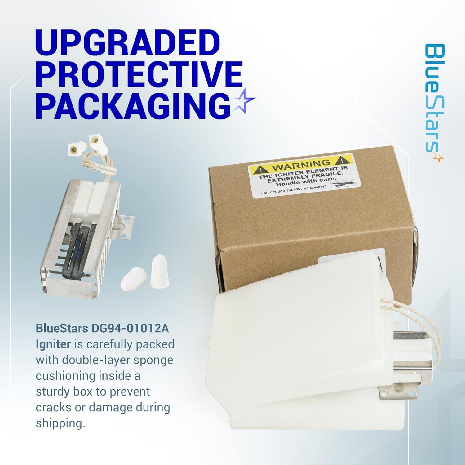 [Lifetime Warranty] DG94-01012A Gas Oven Igniter - Compatible with Samsung Oven Range Stove (NX58H95 NX58H99 NX58H NX58J NX58K NX58M NX58N series) - Replaces 4011538 AP5967723 PS5967723 EAP11720750 image 1