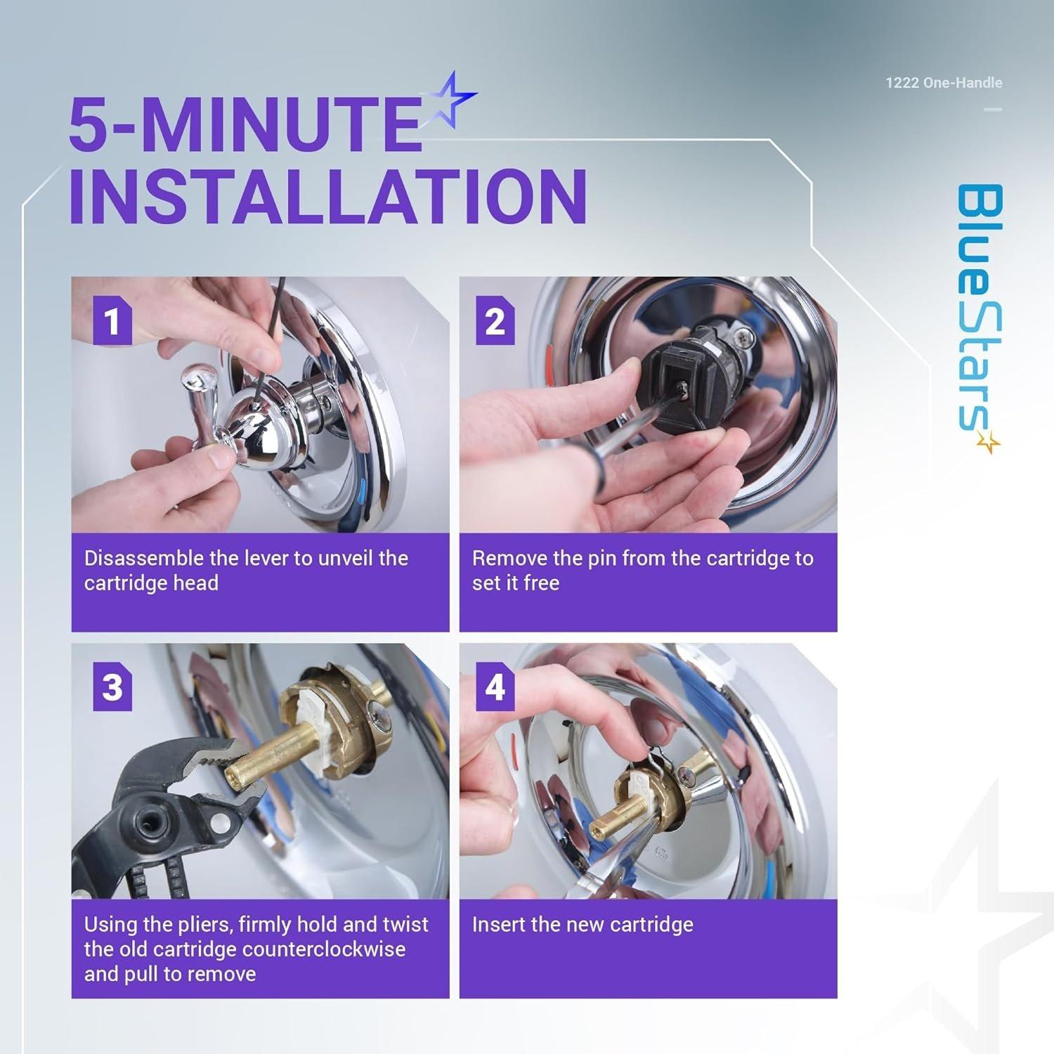 [Lifetime Warranty] 1222 One-Handle Faucet Cartridge image 4