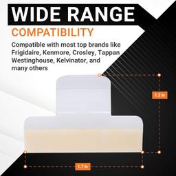 [Lifetime Warranty] 154701001 Dishwasher Splash Shield - Compatible with Frigidaire Kenmore Crosley Dishwashers - Replaces 1465007 154685101 AP4338941 PS2203346 - Pack of 2 thumbnail 4