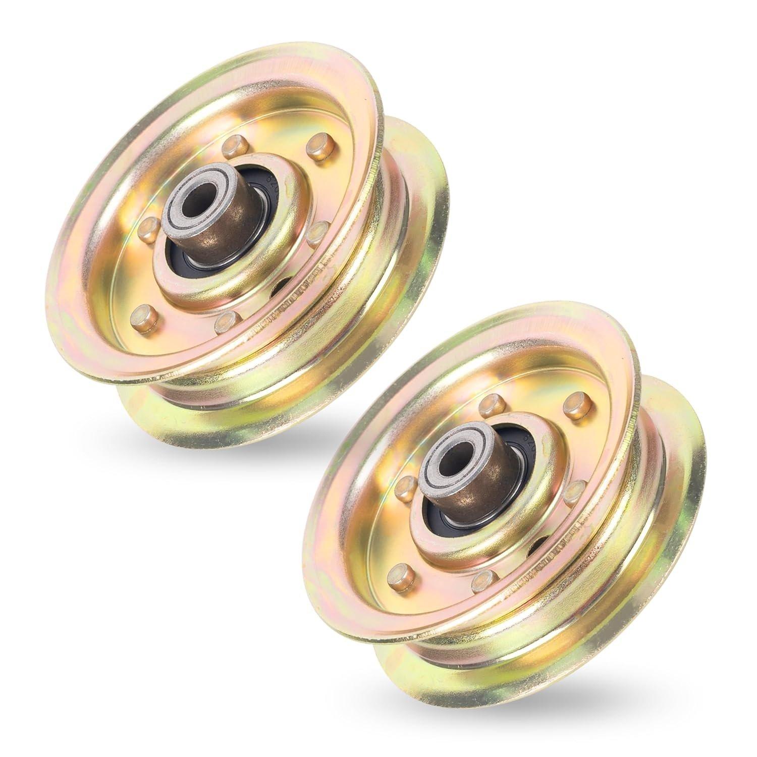 [Lifetime Warranty] 2 Pcs 173437 532173437 Flat Idler Pulley image 0