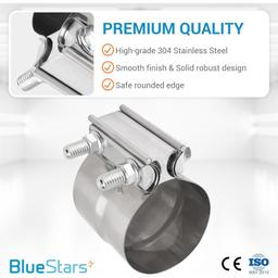 2.5" Lap Joint Band Clamp with 304 Stainless Steel thumbnail 5
