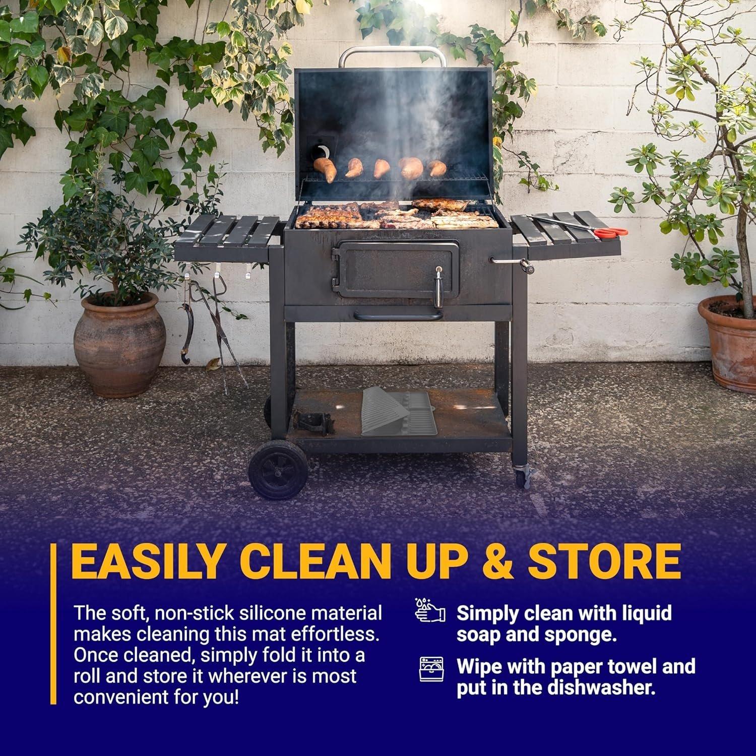[Lifetime Warranty] Silicone Grill Mat image 1