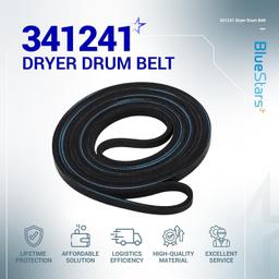 [Lifetime Warranty] 341241 Dryer Drum Belt - Compatible with Whirlpool Kenmore Roper Amana - Replaces 8066065 AP2946843 W10127457 PS346995 14210003 31531589 31001026 3394651 529597 WED4815EW1 NED4655EW1 thumbnail 7