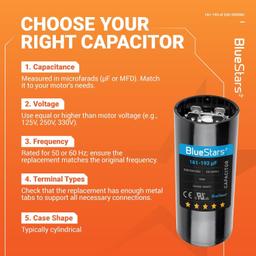 [Lifetime Warranty] 161-193 uF MFD 220-250 VAC 50/60 Hz Round Start Capacitor - Universal Fits Air Conditioners thumbnail 6