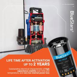 [Lifetime Warranty] 161-193 uF MFD 220-250 VAC 50/60 Hz Round Start Capacitor - Universal Fits Air Conditioners thumbnail 1