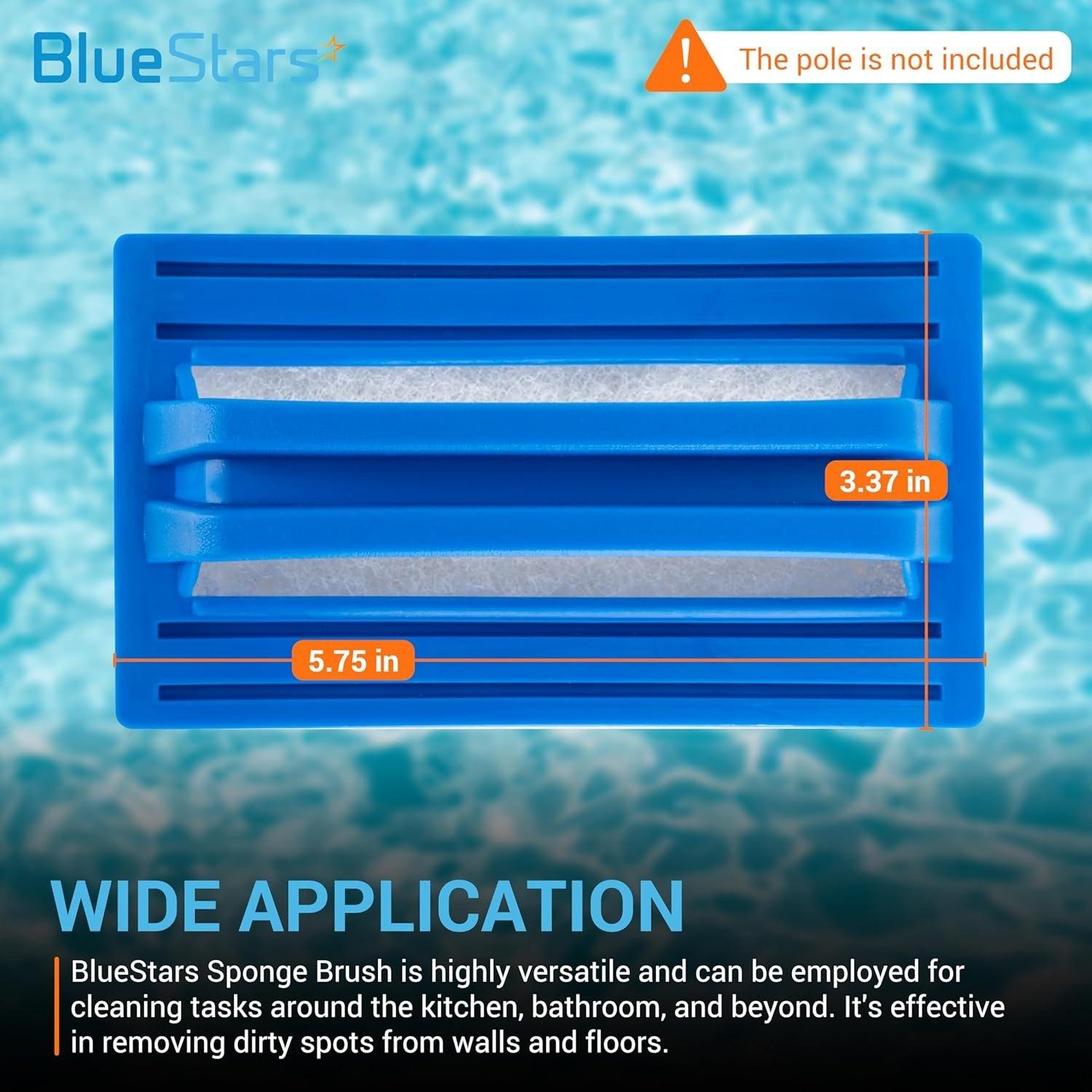 [Lifetime Warranty] Hand-Held Sponge Swimming Pool Scrub Brush - Pack of 2 image 2