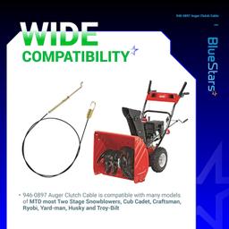 [Lifetime Warranty] 946-0897 Snow Blower Auger Clutch Cable thumbnail 5