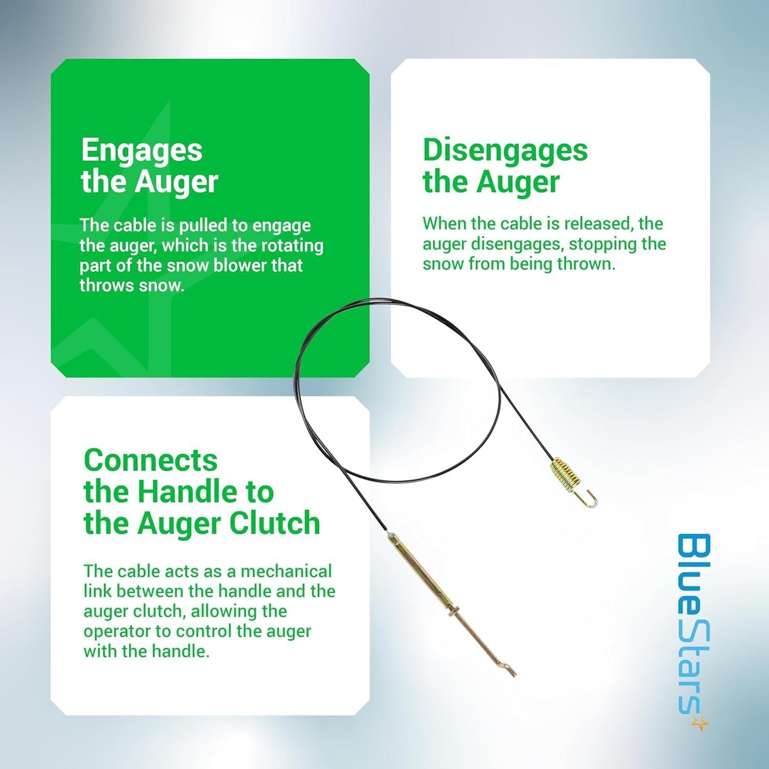 [Lifetime Warranty] 946-0897 Snow Blower Auger Clutch Cable image 7