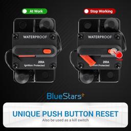 200Amp Circuit Breaker for Boats Cars Trolling Motors thumbnail 2