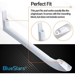 [Lifetime Warranty] 5304486359 5304506469 Refrigerator Door Handle - Compatible with Frigidaire Freezers - Replace Parts 5304504507, 242059501, 242059504 - Pack of 2 thumbnail 1