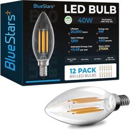 [Lifetime Warranty] B10 E12 Christmas LED Bulbs - Pack of 12 thumbnail 0