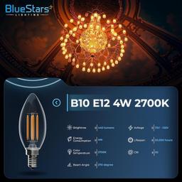 [Lifetime Warranty] B10 E12 Christmas LED Bulbs - Pack of 12 thumbnail 6