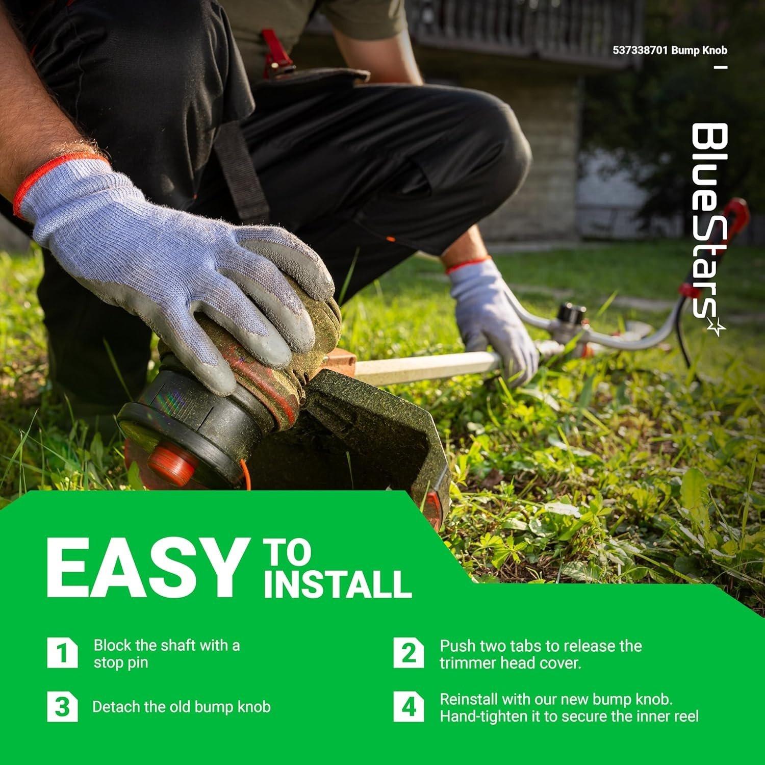 [Lifetime Warranty] 537338701 Trimmer Head Bump Knob - Pack of 2 image 3