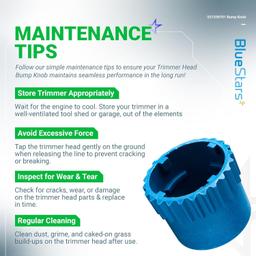 [Lifetime Warranty] 537338701 Trimmer Head Bump Knob - Pack of 2 thumbnail 1