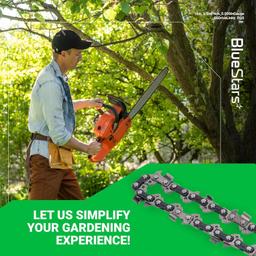 [Lifetime Warranty] 16-inch Chainsaw Chain 3/8" LP Pitch, 0.050" Gauge, 56 Drive Links - Pack of 3 thumbnail 8