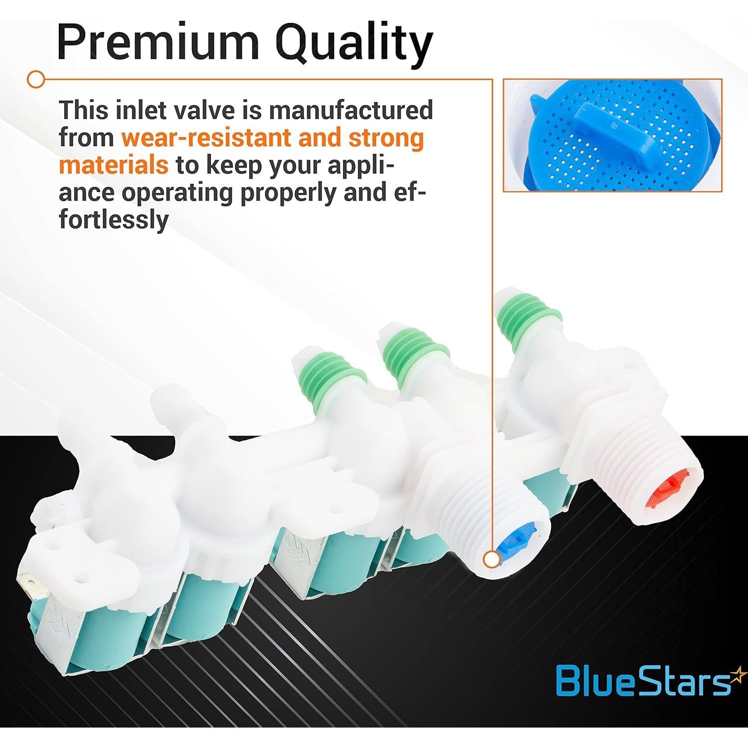 [Lifetime Warranty] DC97-15459G Washing Machine Inlet Valve Assembly for Samsung Washers WA45H7000AW WA48H7400AW - Replaces 3276197 AP5623056 PS4220861 EAP4220861 image 2