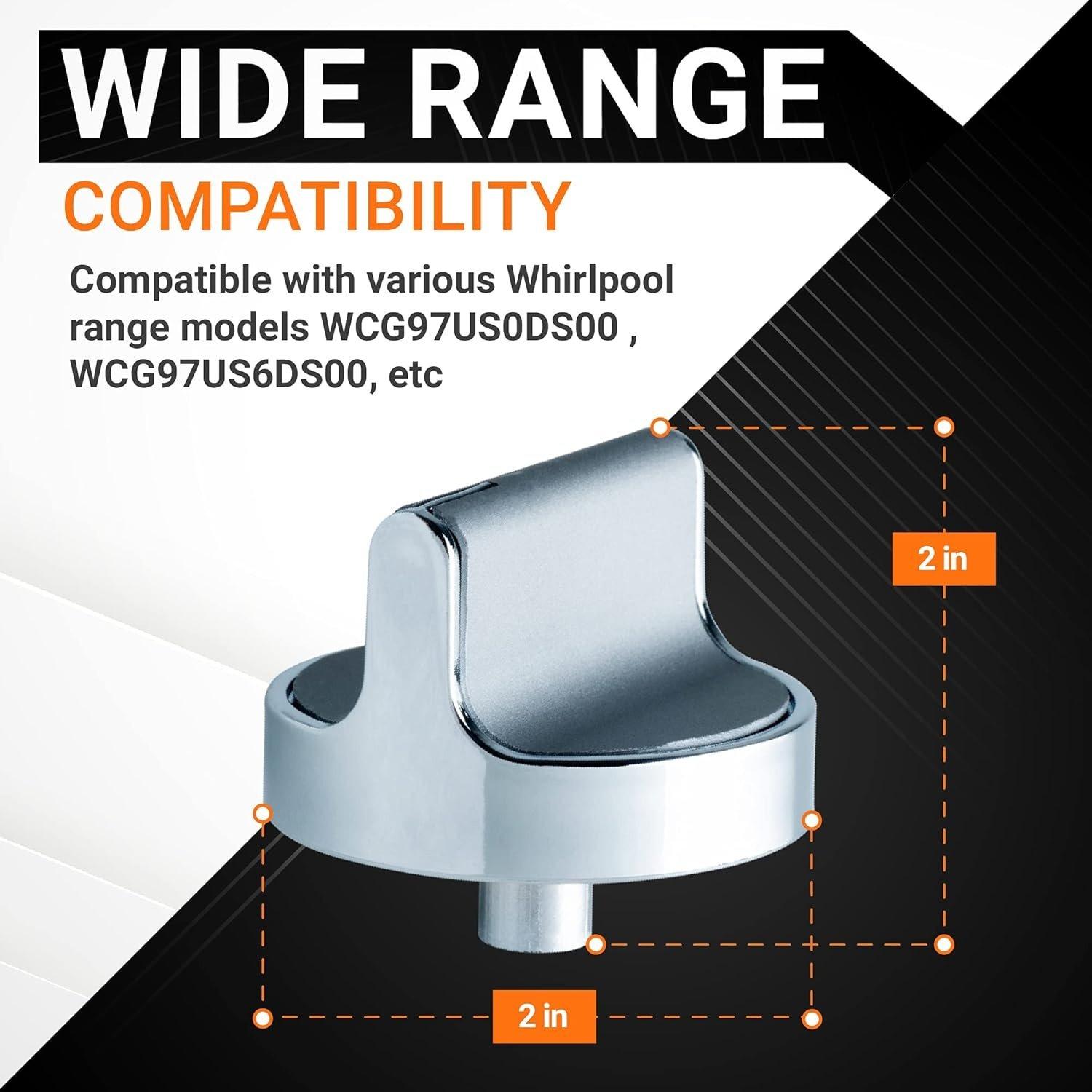 W10698166 Stove Range Cooktop Control Knob image 1