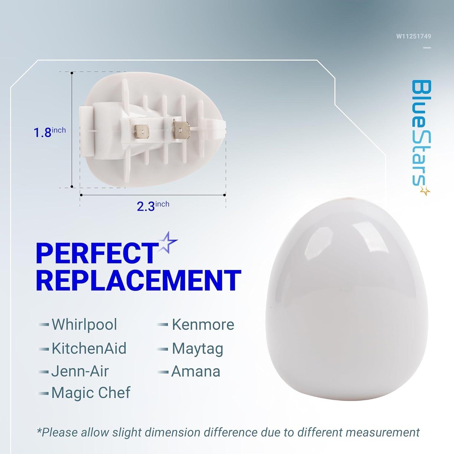 [Lifetime Warranty] W11251749 W11602886 Refrigerator LED Light Bulb - Compatible with Whirlpool Kenmore Amana Refrigerator - Replaces W11449273 W11520324 W11468934 AP6986570 W11549780 AP7192759 image 5