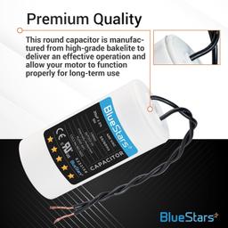 [Lifetime Warranty] 20 uF MFD 450 VAC CBB60 50/60 Hz Run Capacitor with Screw - Fits AC Motors, Electric Motors, Water Pumps thumbnail 4