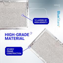 [Lifetime Warranty] WB06X10309 WB06X10359 5230W1A012B Microwave Oven Grease Filter Replacement 5" x 7-3/4" - Compatible with LG GE Sears Over-The-Range Microwave Ovens - Pack of 2 thumbnail 1