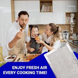 [Lifetime Warranty] WB06X10309 WB06X10359 5230W1A012B Microwave Oven Grease Filter Replacement 5" x 7-3/4" - Compatible with LG GE Sears Over-The-Range Microwave Ovens - Pack of 2 thumbnail 4