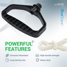 [Lifetime Warranty] 490-241-0002 Snowblower Starter Handle Rope thumbnail 4
