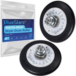 [Lifetime Warranty] 4581EL2002C Dryer Drum Roller Assembly - Compatible with LG Kenmore Dryers - Replaces 2701044 4581EL2002A 4581EL2002B 4581EL2002D PS8260240 - Pack of 2 thumbnail 0