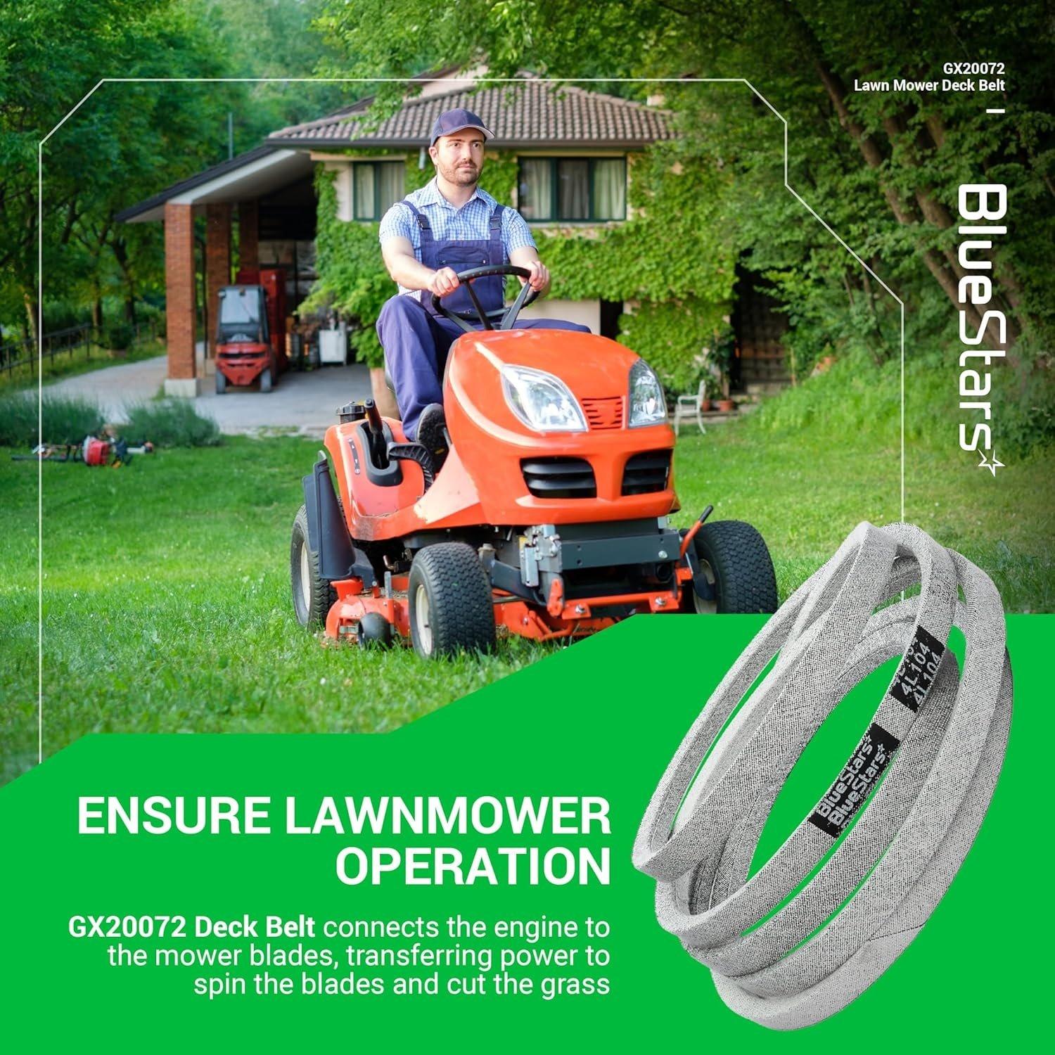 [Lifetime Warranty] GX20072 Lawn Mower Deck Belt image 1