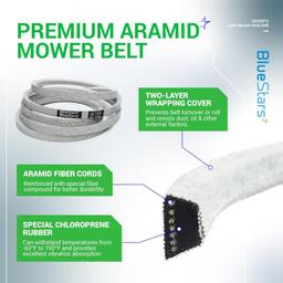 [Lifetime Warranty] GX20072 Lawn Mower Deck Belt thumbnail 6