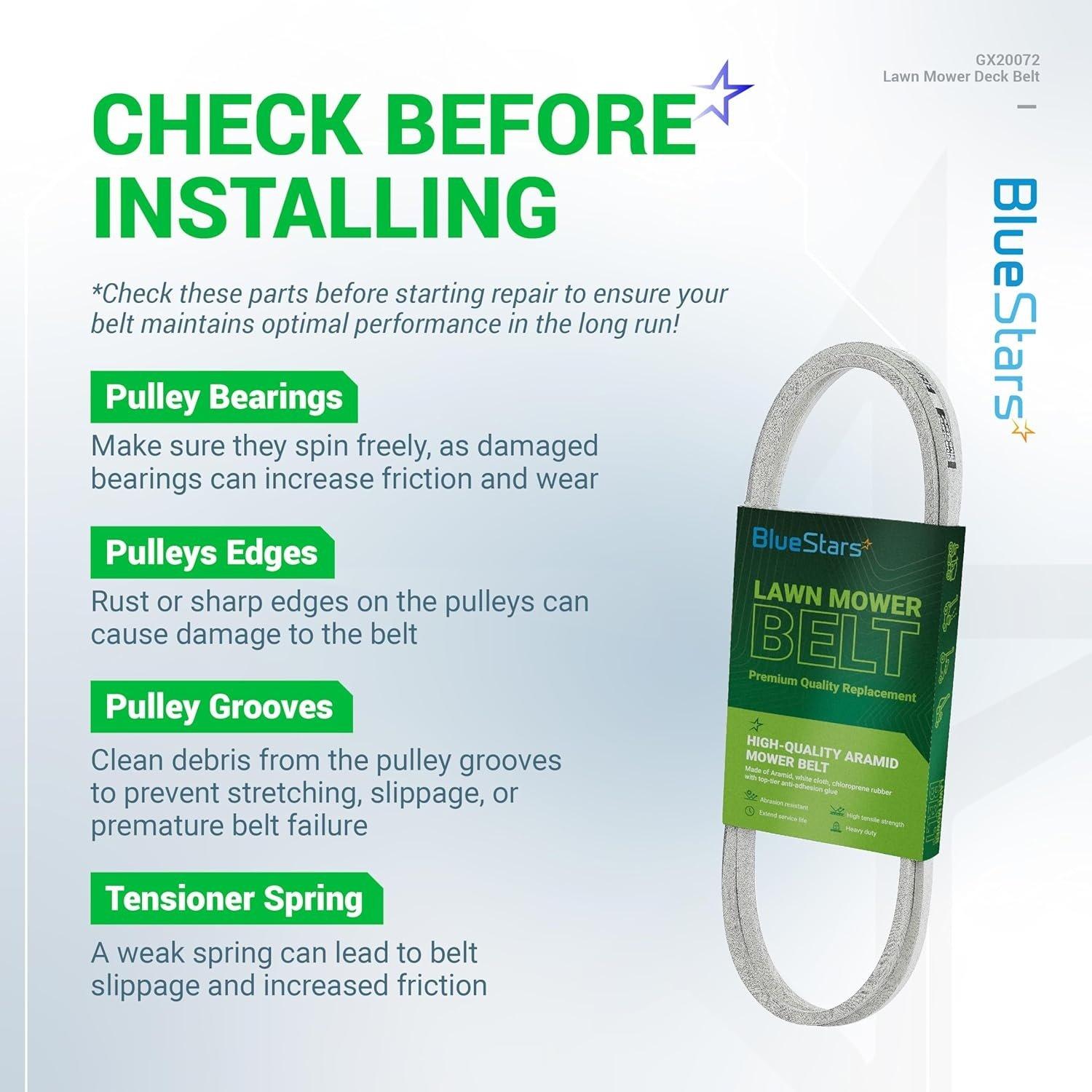 [Lifetime Warranty] GX20072 Lawn Mower Deck Belt image 8