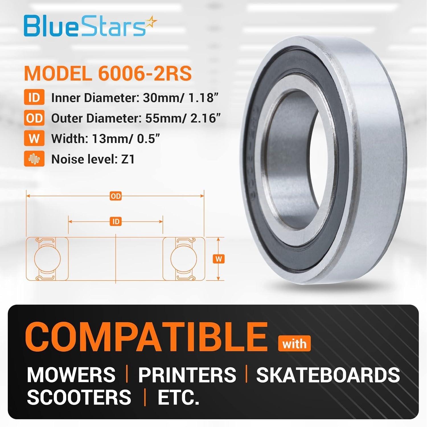 [Lifetime Warranty] 6006-2RS Double Rubber Seal Bearings - Pack of 2 image 5