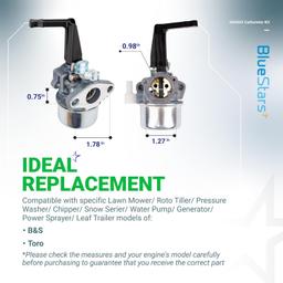 [Lifetime Warranty] 696065 697422 Carburetor For 110402 110412 215369 thumbnail 2